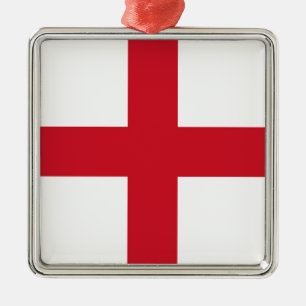 Engelska flagga julgransprydnad metall