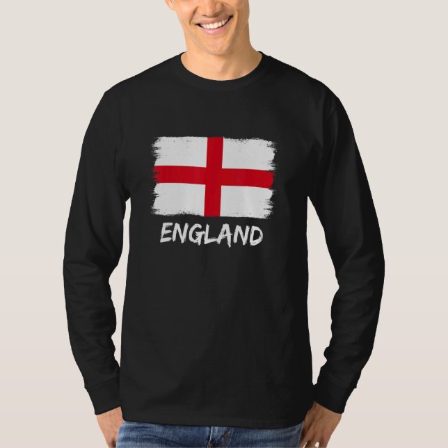Engelska flaggan England T Shirt (Framsida)