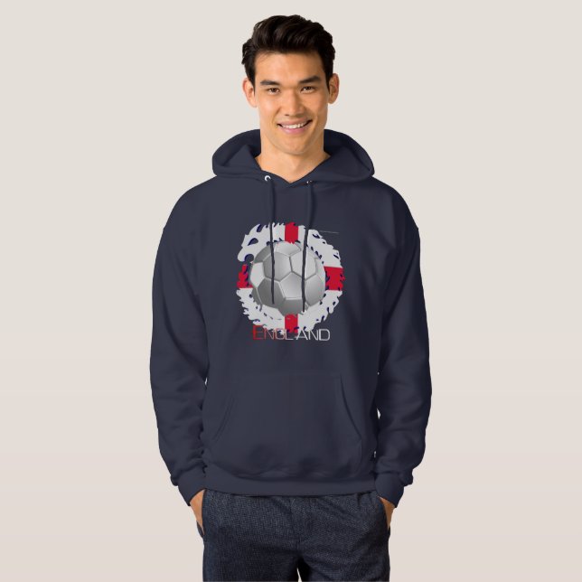 Engelska fotbollsförbundet Dragon Manar Hoodie (Hel framsida)