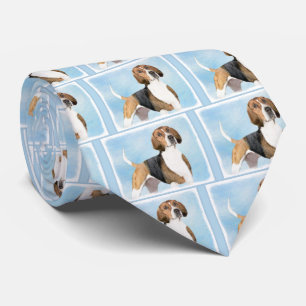 Engelska foxhound-målning - Cute Original Hund Art Slips