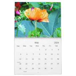 Engelska Garden Blommigts 2024 Calendar Kalender