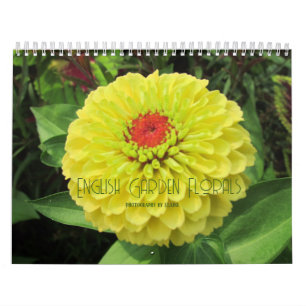 Engelska Garden Blommigts 2024 Calendar Kalender