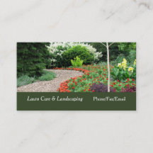 Engelska Garden Gräsmatta & Landscaping-Affärskort