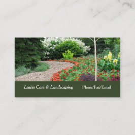 Engelska Garden Gräsmatta & Landscaping-Affärskort Visitkort