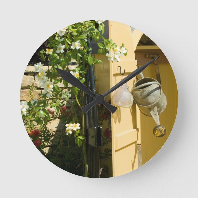 Engelska Garden Rund Klocka (Framsida)