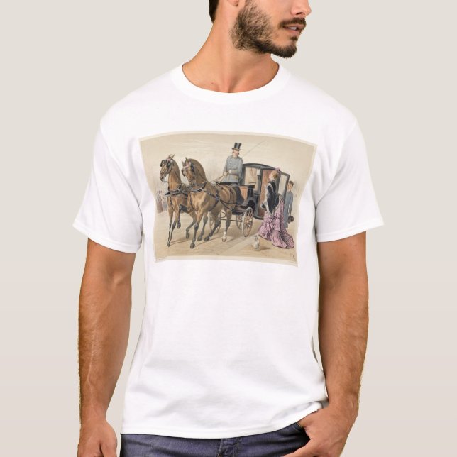 Engelska hästar tee shirt (Framsida)