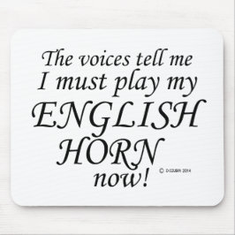 Engelska Horn Voices Säg must Play Musmatta