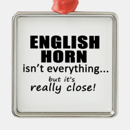 Engelska hornet är inte allt julgransprydnad metall