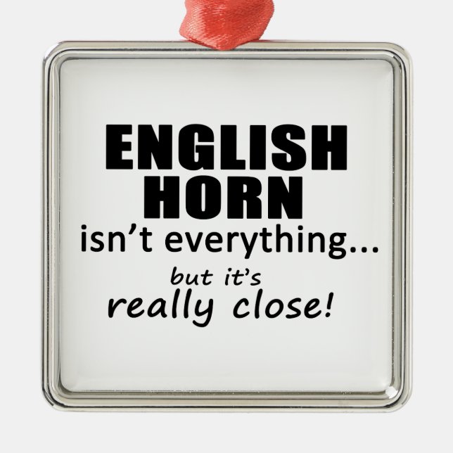 Engelska hornet är inte allt julgransprydnad metall (Framsidan)