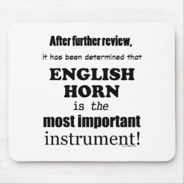 Engelska hornet - det viktigaste instrumentet musmatta