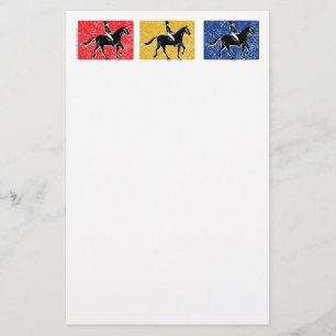 Engelska Horse and Rider Brevpapper