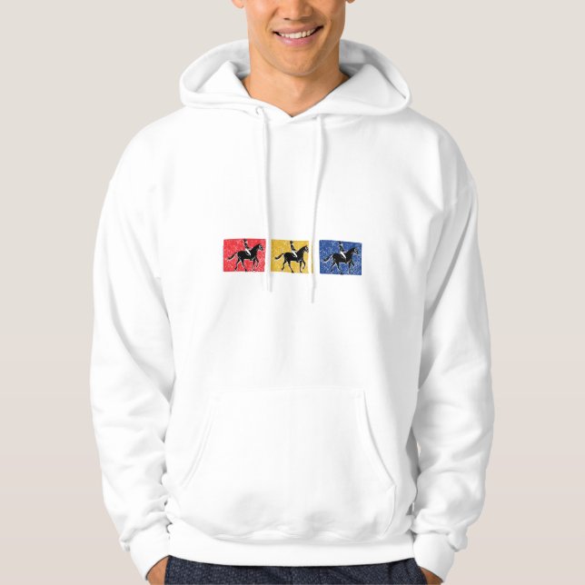 Engelska Horse and Rider Sweatshirt (Framsida)
