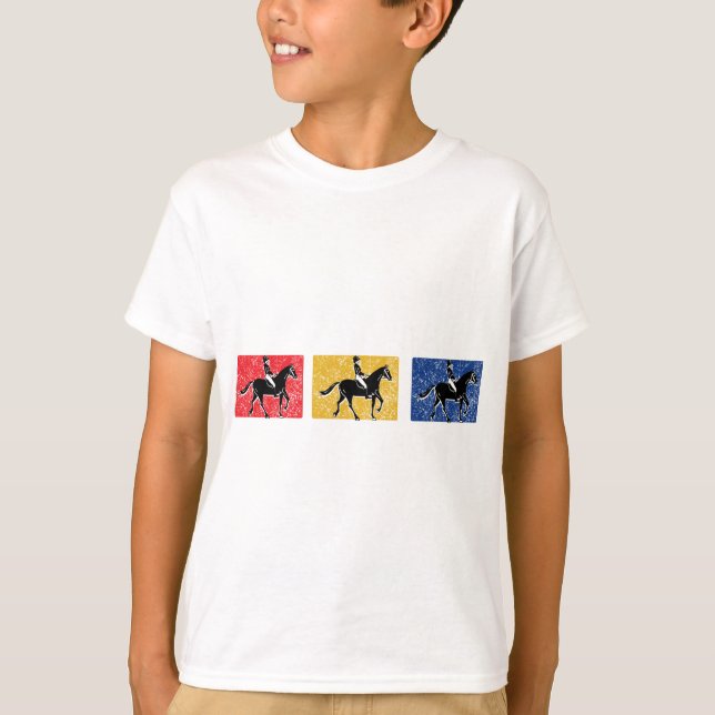 Engelska Horse and Rider Tee (Framsida)