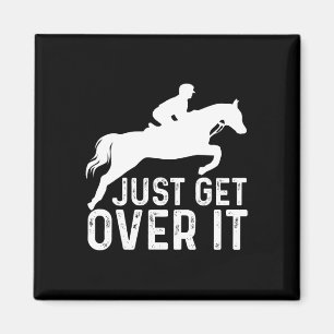 Engelska Horse Riding Hunter Jumper Girl Horseback Magnet