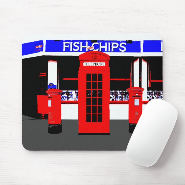 Engelska Icons Mousepad Musmatta (Med mus)