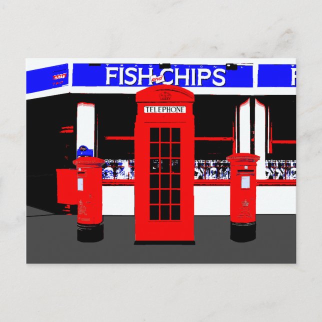 Engelska ikoner vykort (Framsida)