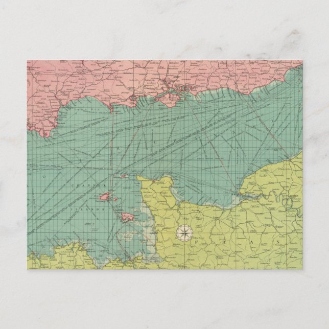 Engelska kanalen vykort (Framsida)