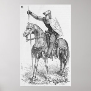 Engelska Knight Poster