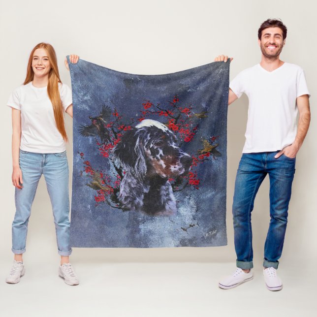 Engelska konstnärer med fasaner fleecefilt (På plats)