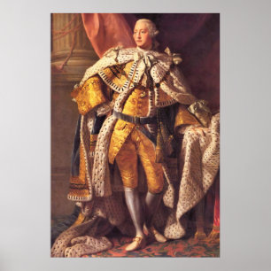 Engelska Kung George III av Allan Ramsay Studio Poster