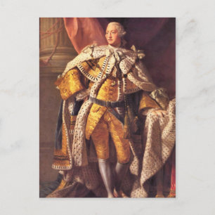 Engelska Kung George III av Allan Ramsay Studio Vykort