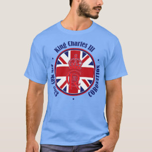 Engelska Kung III Charles Memorabilia Kung Coronat T Shirt