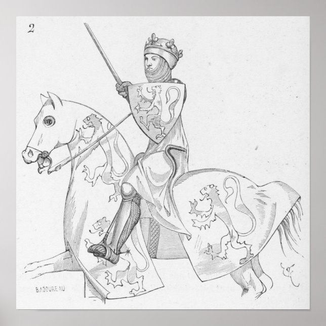 Engelska Kung Poster (Framsidan)