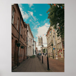 Engelska land Town Poster