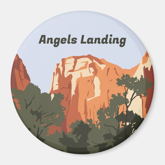 Engelska landningen, Zion Nationalpark Magnet (Framsidan)