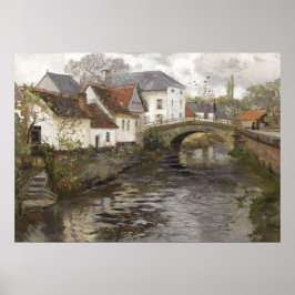 Engelska landningsmålning, Vintage liggande Poster