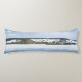 Engelska landskapssidan i vintertid - Personlig Kroppskudde