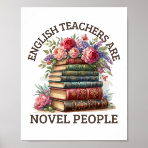 Engelska lärare är Novel People Engelska lärare Poster