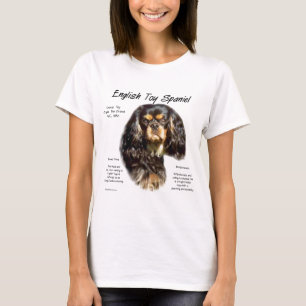 Engelska Leksak-spanjorska (kuncharles) Historikde T Shirt