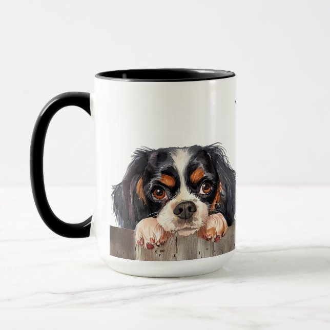 Engelska Leksak Spanska Hund Mugg (Vänster)