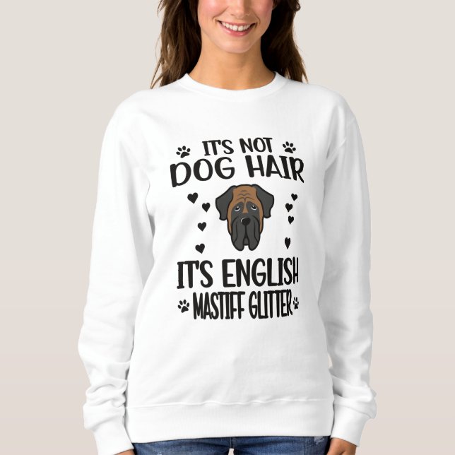 Engelska Mastiff Älskare Engelska Mastiff Mamma Hu T Shirt (Framsida)