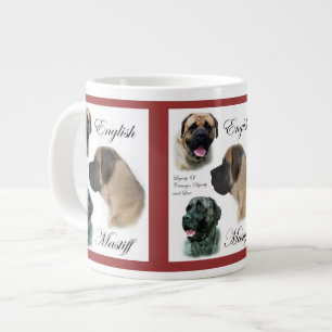 Engelska Mastiff Art Jumbo Mugg