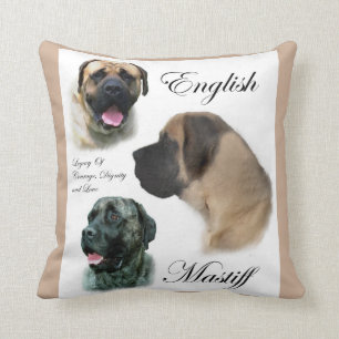 Engelska Mastiff Art Kudde