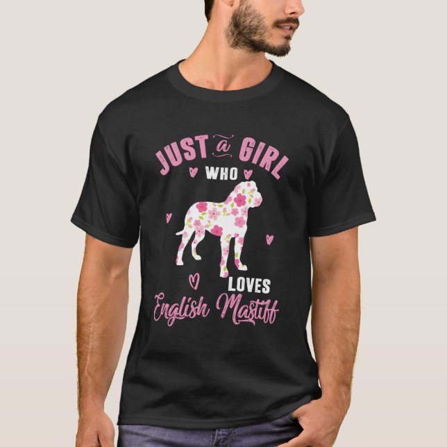 Engelska Mastiff English Mastiff T Shirt (Framsida)