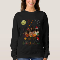 Engelska Mastiff Hund Lycklig Hallothanksmas Famil