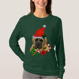 Engelska Mastiff jul Merry T Shirt