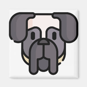 Engelska Mastiff Magnet