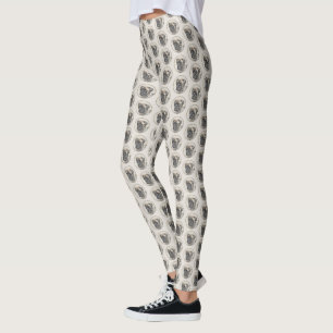 Engelska Mastiff-målning (Brindle) - Hund Art Leggings