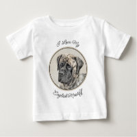 Engelska Mastiff-målning (Brindle) - Hund Art