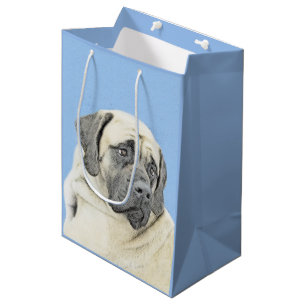 Engelska Mastiff-målning (falsk) - Original Hund