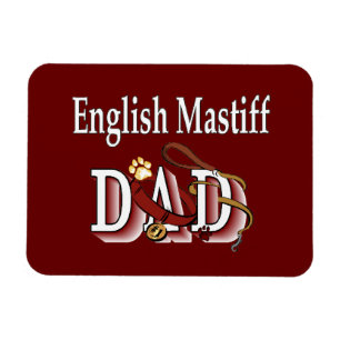 Engelska Mastiff Pappa Magnet