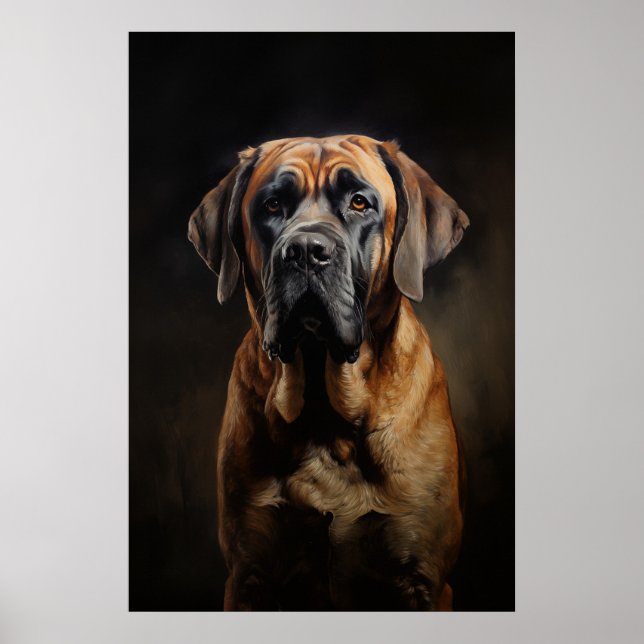 Engelska Mastiff Poster (Framsidan)