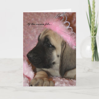 Engelska Mastiff Puppy kröde prinsessan Kort