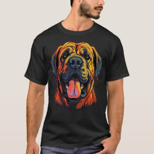 Engelska Mastiff Smiling T Shirt