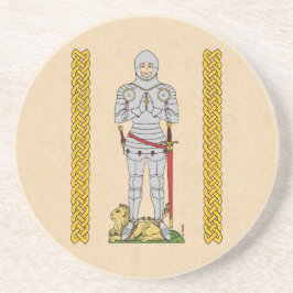 Engelska Medieval Knight Circa 1430 Underlägg