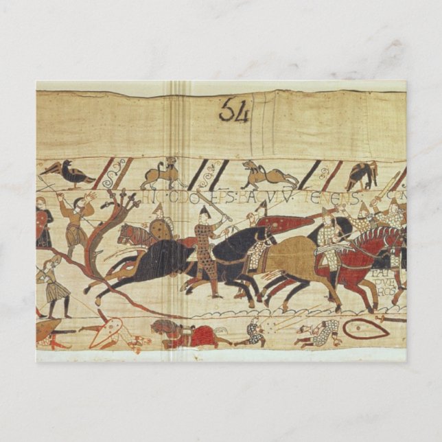 Engelska och Fransk soldater hamnar sida vid sida Vykort (Framsida)